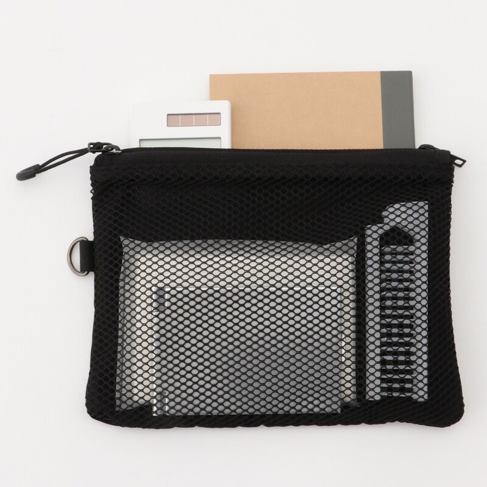 Muji Polyester Two Zipper Case_Medium_Black_NWT - Picture 10 of 12